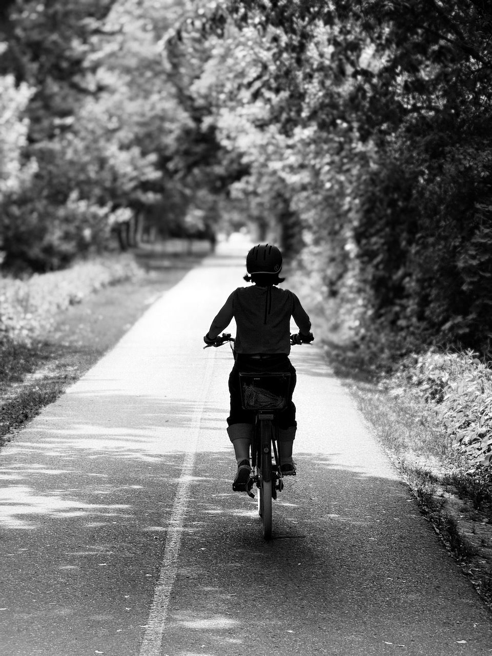 Ms Ctarda on her way to our favourite ice cream shop